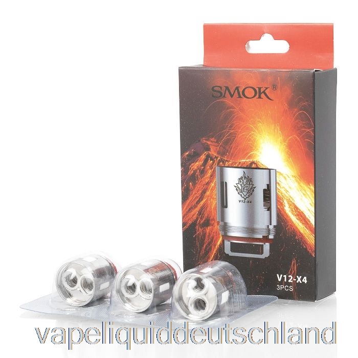 Smok TFV12 Ersatzspulen & RBA 0,15 Ohm V12-x4 Quad-Coil (3er-Pack) Vape Deutschland